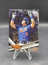 2017 Topps Chrome #96 Gavin Cecchini Refractor Rookie Card New York Mets. rookie card picture
