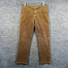 Polo Ralph Lauren Brown Corduroy Dungarees Chino Pants Boys Jeans Size 18