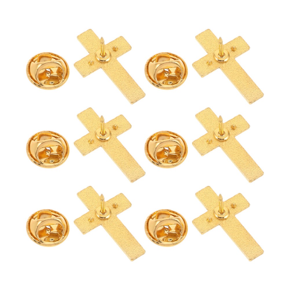 18 pcs Cross Lapel Pin for Men and Women, Christian Religious Faith Brooch image 7