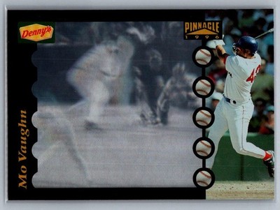 1996 Pinnacle Denny's Holograms #5 Mo Vaughn