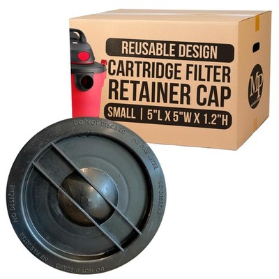 MP Maresh Products Cartridge Filter Retainer Cover Cap Small, Gray 
