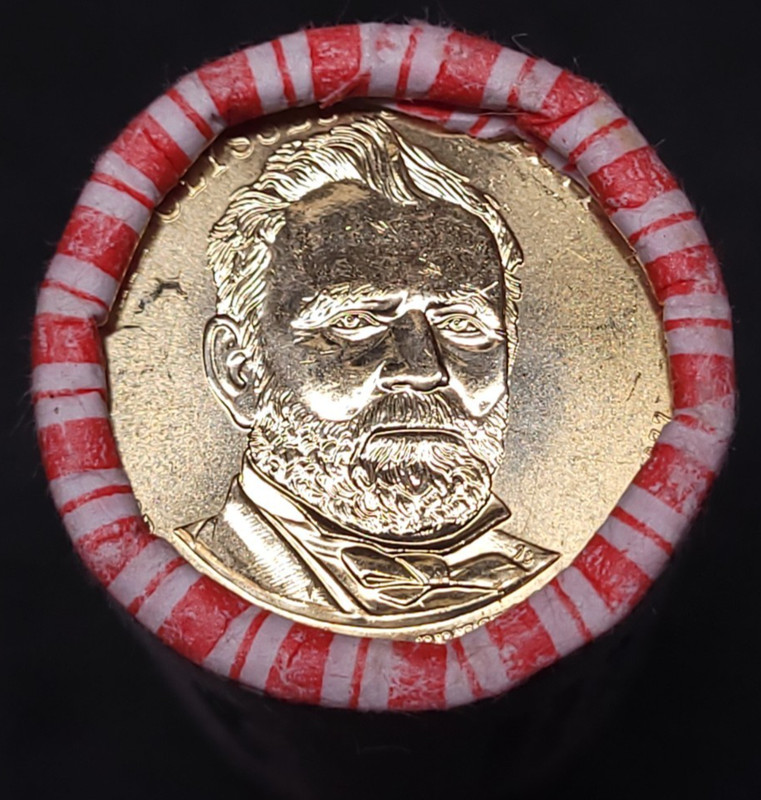2011 $1 Ulysses S. Grant Presidential Dollar roll - UNCIRCULATED - Heads/Tails