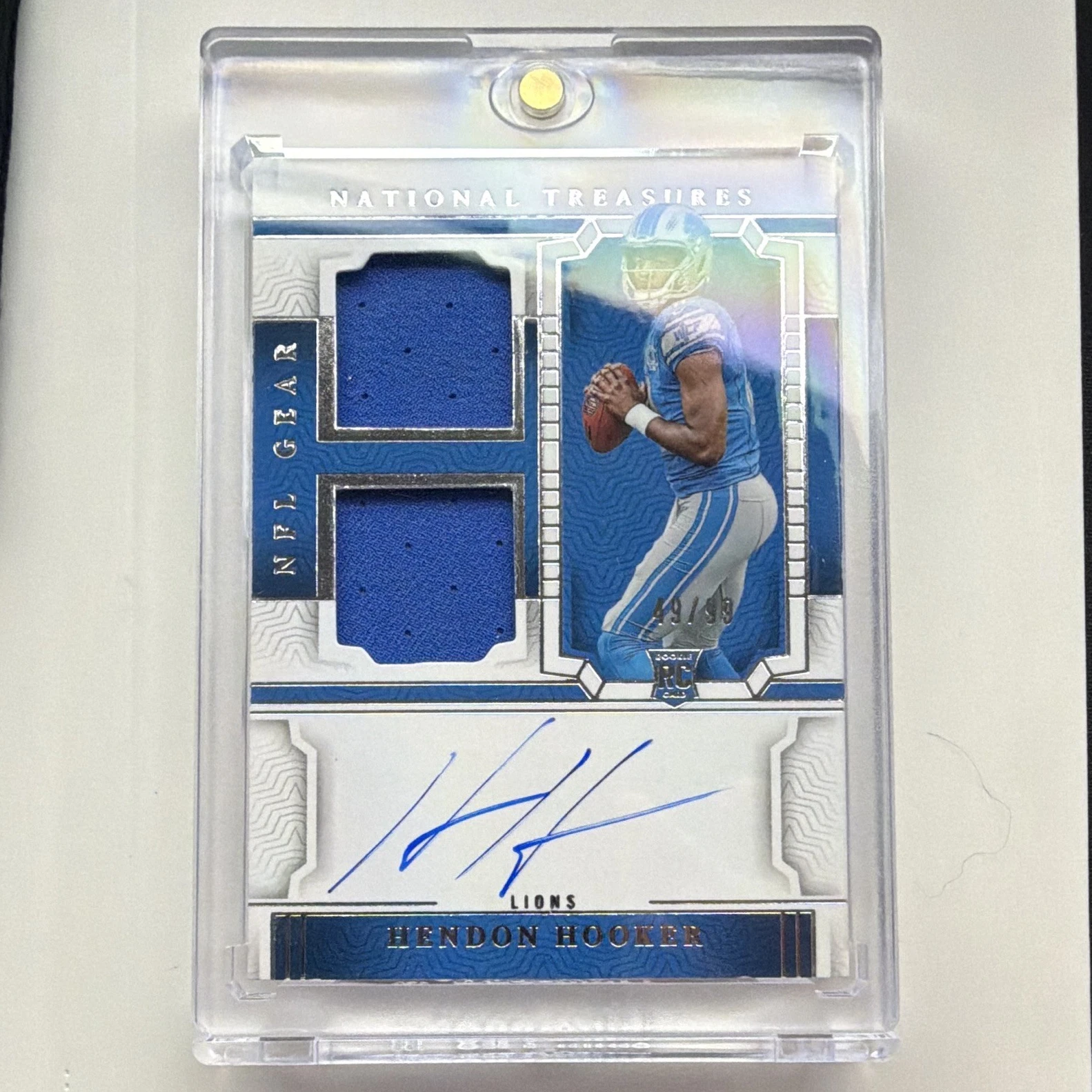 2023 National Treasures Hendon Hooker #HHR /99