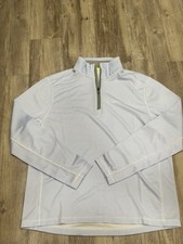 Vineyard Vines OTG Sankaty 1/4 Zip Pullover Men  s M Light Blue Performance Golf