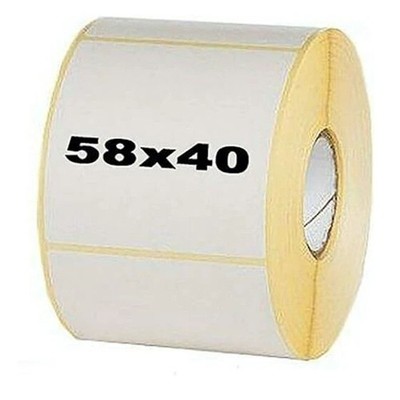 Ladenwaage Etiketten - (58x40mm) CAS, Dibal, Bizerba, Avery Berkel -8 16 24 48 Rollen