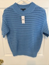 Ann Taylor Knitted blue sweater Size small