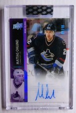 2021/22 Upper Deck Clear Cut Mattias Ohlund  Auto High Gloss /10 Canucks
