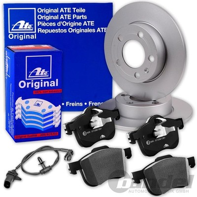 ATE BREMSSCHEIBEN 300mm + BELÄGE HINTEN für AUDI A4 B9 8W + A5 5F ab Bj. 2015