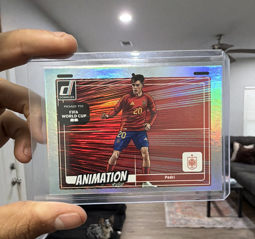 Pedri #13 2025 Panini Donruss Road to FIFA Animation card
