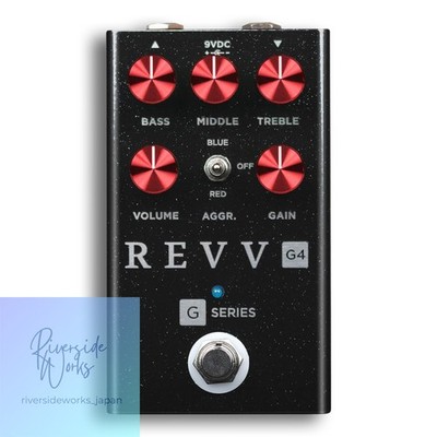 REVV G4 Black Sparkle Effektpedal für Gitarre