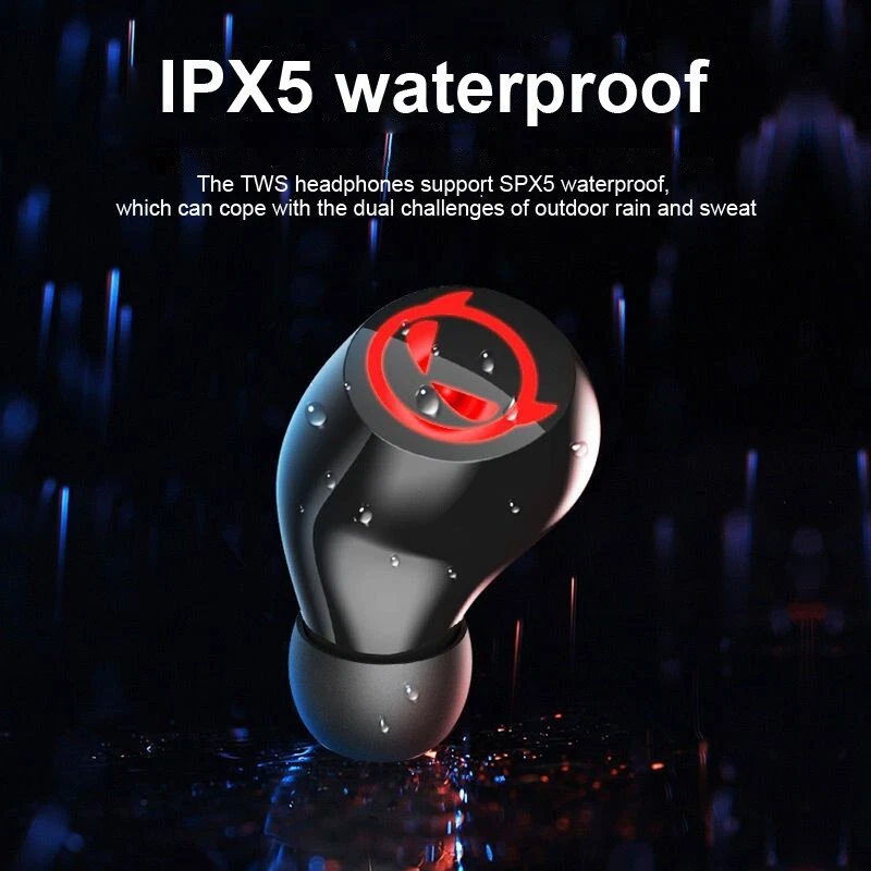 Wireless Earbuds For Kids Halloween Black LED Noise Reduction Best Gift - Image 4 of 4