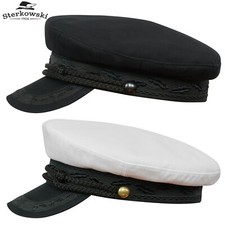 Sterkowski KASHUBIA MODEL 3 Baumwolle Kapitänsmütze Elbsegler Schiffermütze