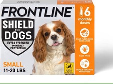 Frontline Shield For Dogs S Orange 11-20lbs 6 doses