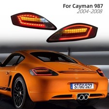 LED Tail Lights For Porsche Cayman 987 2004-2008 Dynamic Turn Signal Upgrade