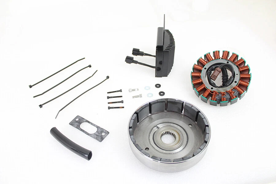 Kit de alternador trifásico FLT 56 amperios para Harley Davidson Foto 3 de 4