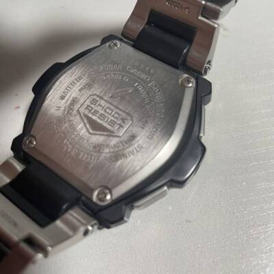 CASIO G-SHOCK MTG-1200 Men's Wrist Watch Black Silver Analog Used