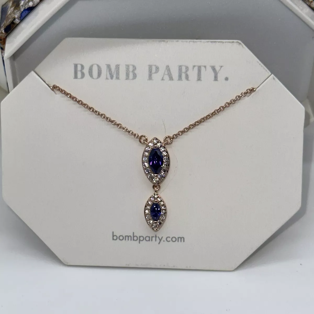 Sapphire Bomb Party Necklace! - Gem