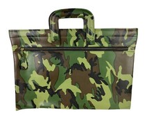 Hazel Case Maker Atache Camo Bag Handles Spring Open