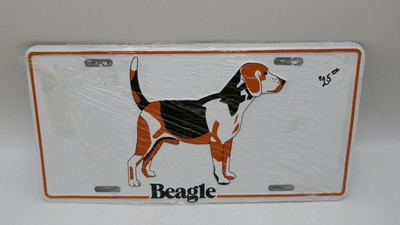 beagle license plate