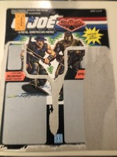 1989 Hasbro GI Joe ARAH Night Force Spearhead Muskrat UNCUT Card Back Original