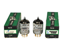 PAAR E180F/6688/CV3998 ZAERIX PENTODENRÖHRE GOLD PIN GETESTET MIT ROTETEST V10