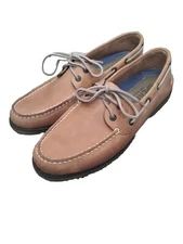SPERRY TOP-SIDERS MENS  LEATHER BOAT/DECK SHOES SIZE 10 MEDIUM