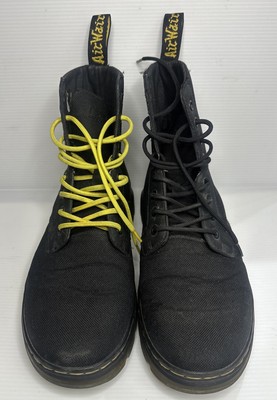 Dr. Martens Black Lace-Up Lightweight Boots DMXL 8-eye leather boots in Black | Dr. Martens main image 3