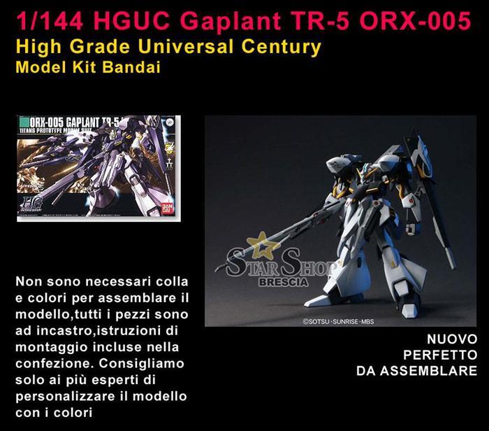 GUNDAM - 1/144 ORX-005 Gaplant TR-5 Hrairoo Model Kit HGUC
