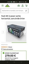 Pack WC Orion sans bride avec lave-mains 