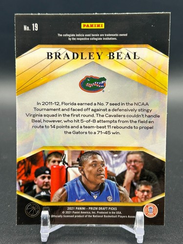 Bradley Beal 2021 Panini Prizm Draft Picks Brilliance #19 Phoenix Suns - Bild 2 von 2