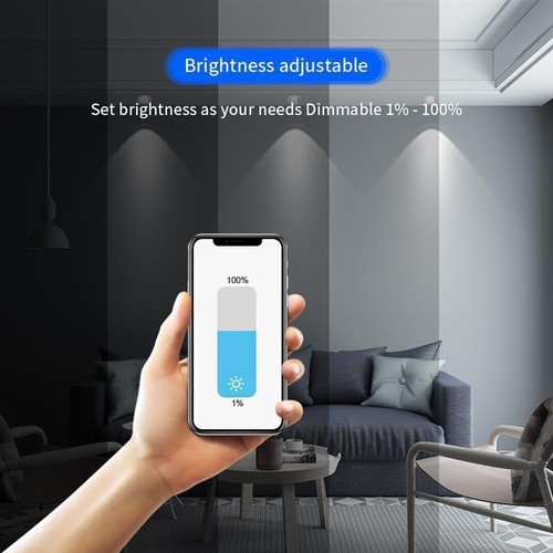 ZigBee Pro RGB+CCT 12W CRI>90 160Mm Foco Empotrable Plano Blanco GL-D-015P - Imagen 9 de 14