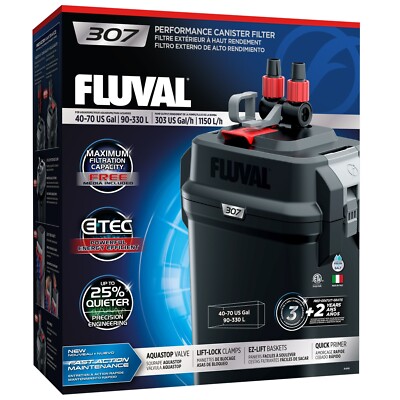 Fluval 307 Performance Kanister Außenfilter Aquarium Aquarium