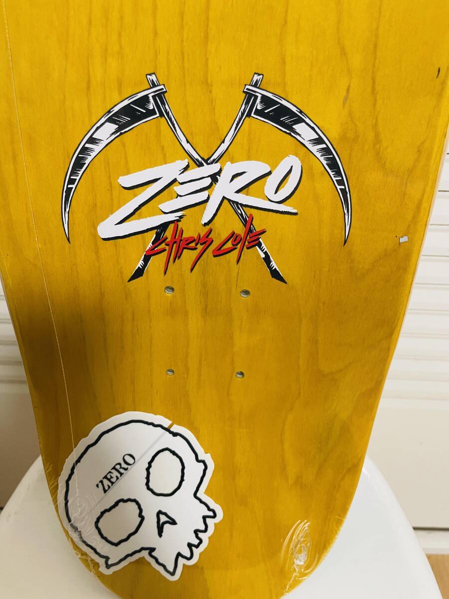 ZERO Skateboard Deck CHRIS COLE Grim Reaper 8.0 in Unused Item