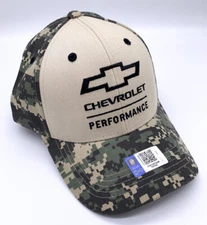 Chevrolet Performance Hat / Cap - Green / Tan Digital Camo - Licensed