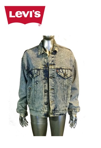 Chaqueta vaquera Levis Para Hombre Franela escocesa Búfalo Forrado  Auténtico Vintage Usa Made | eBay
