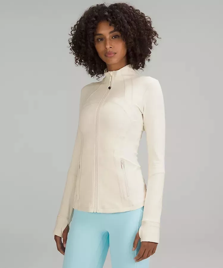 NWT Lululemon Define Jacket *Nulu Size 8 in White Opal Color -LW4BZOS WHTO