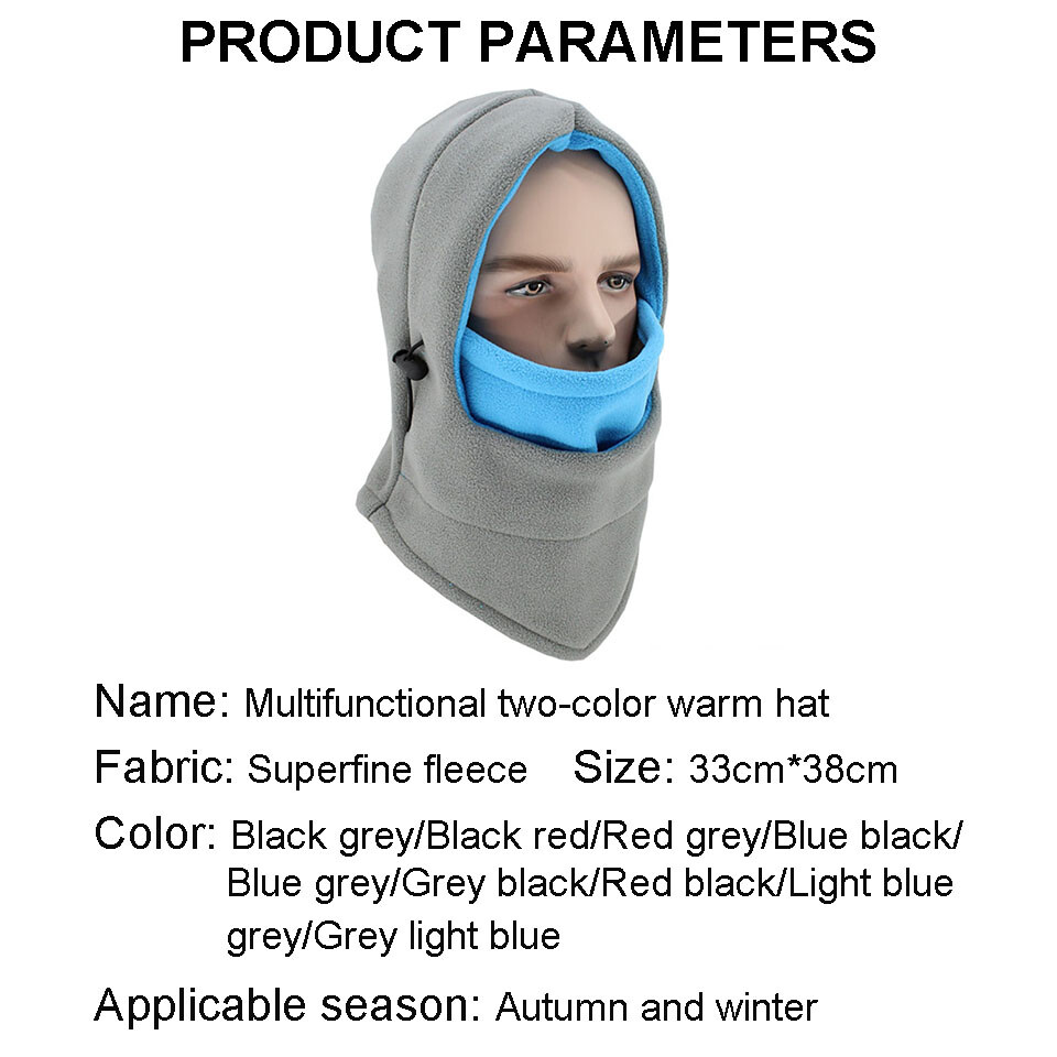 3D Ski Balaclava Full Face Cover Breathable Skull Neck Warmer Cycling