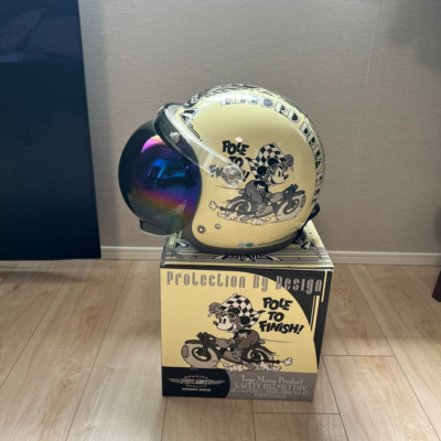 BUCO Full Face Helmet Mickey Mouse model S Size 56-58cm