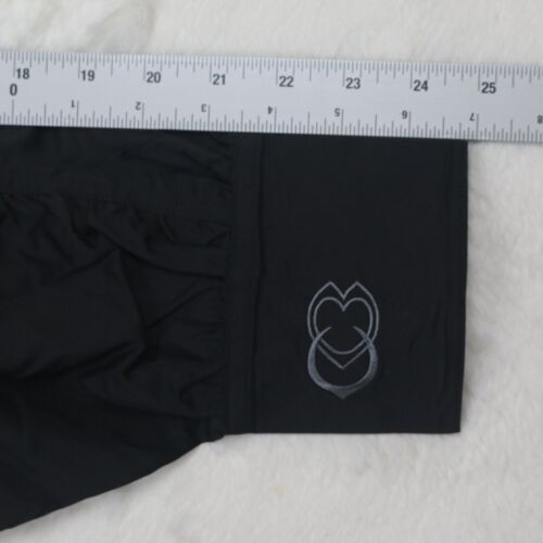 Reebok Cardi B lang geraffte Ärmel schwarz Knopfleiste Shirt Damen Übergröße 1X - Bild 14 von 15