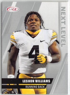2025 SAGE Low Series Leshon Williams Silver Parallel Iowa Hawkeyes