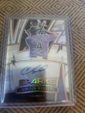 2022 Panini Select - Sparks Signatures Colton Welker #SS-CW  08/99 