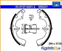 Bremsbackensatz Ate 03.0137-0221.2 FüR Toyota Corolla
