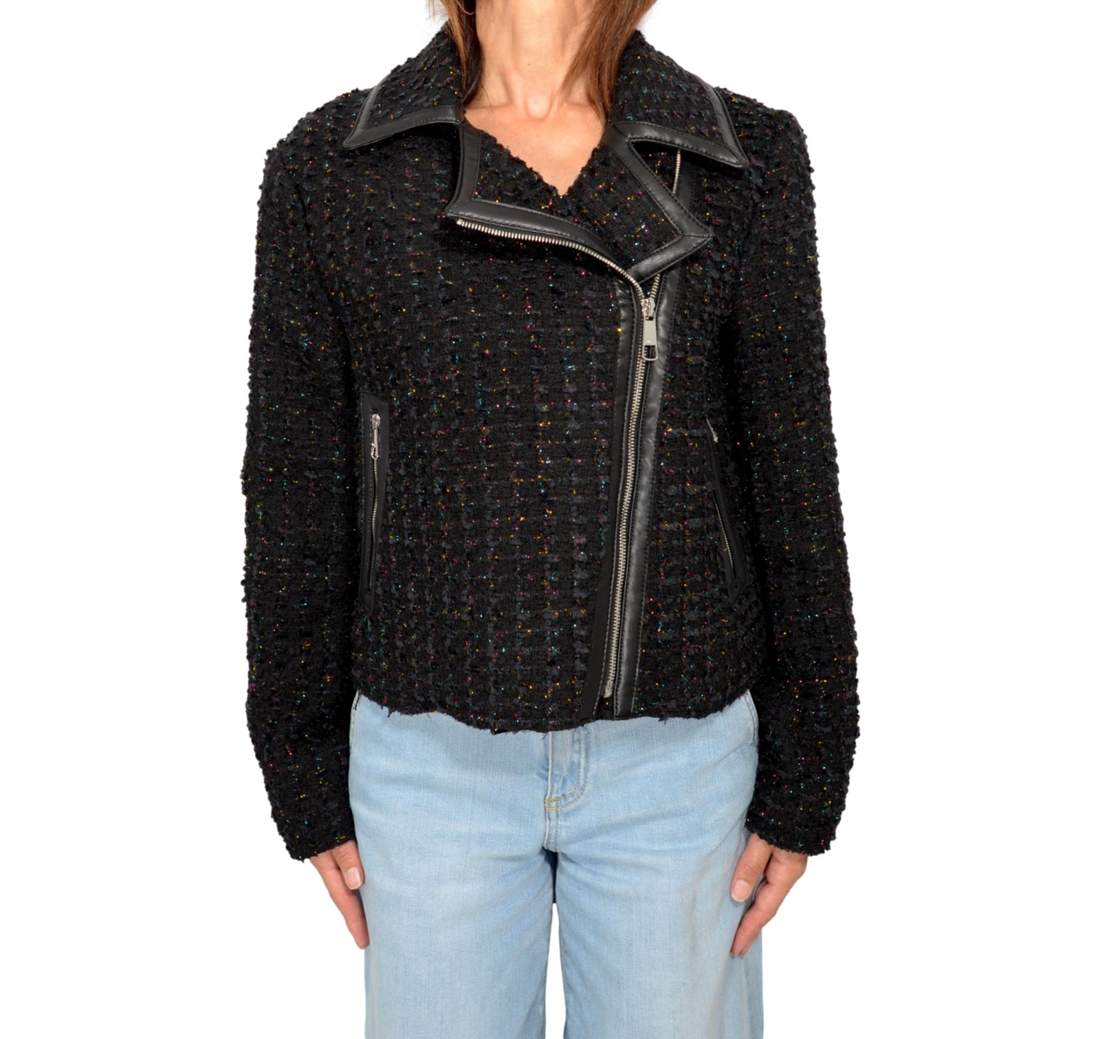 Boss Chaqueta de Mujer Modelo Clavo Tejido Lurex C _ Jatwida 50502115 Color