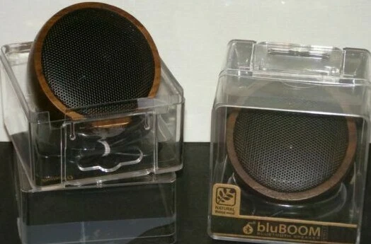 TRIPLE C | bluBOOM WALNUT WOOD BLUETOOTH SPEAKER ✪NEW✪ ASN624W6 RARE BLU USA US - Image 3 of 4