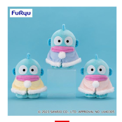 Sanrio Hangyodon Flauschiger Poncho Style Plüsch Puppe Set 20cm 2023