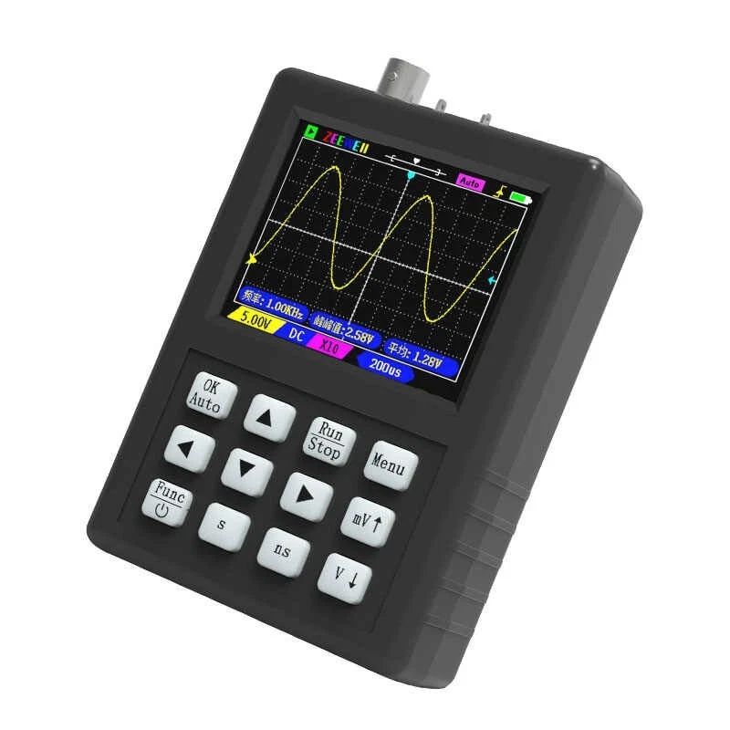 ZEEWEII DSO1C81 Oscilloscope 80MHz 250MSa/s High Precision Signal Generator - Image 3 of 3