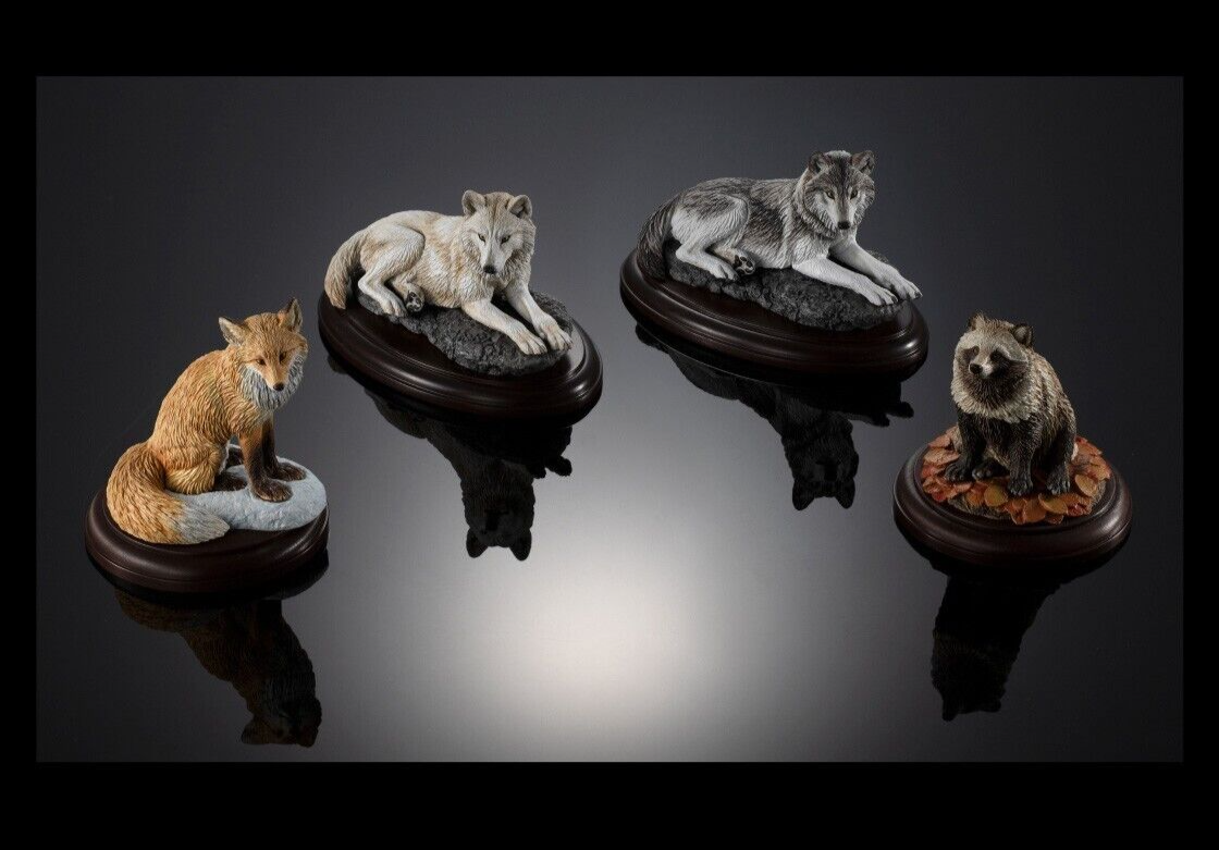 Wild Canine Animals Figure Bandai Creature Encyclopedia Display