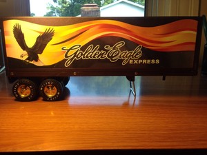 Details About Vintage Nylint Golden Eagle Express Vintage Toy Trailer Only Pressed Steel