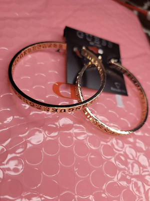 18k gold Guess gold hoops