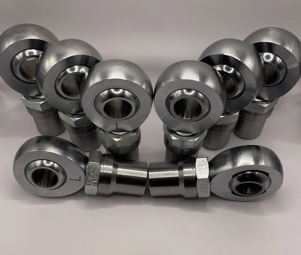 Kit de tapones redondos de 1 1/4" 4 eslabones sin espaciadores Junta Heim de 1,25" 4L+4R Foto 2 de 4